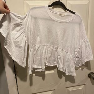 Free People balloon sleeve top